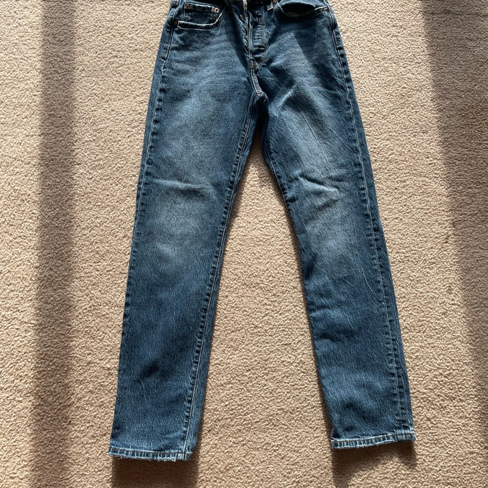 Levi's Women's Straight Leg Blue Jeans